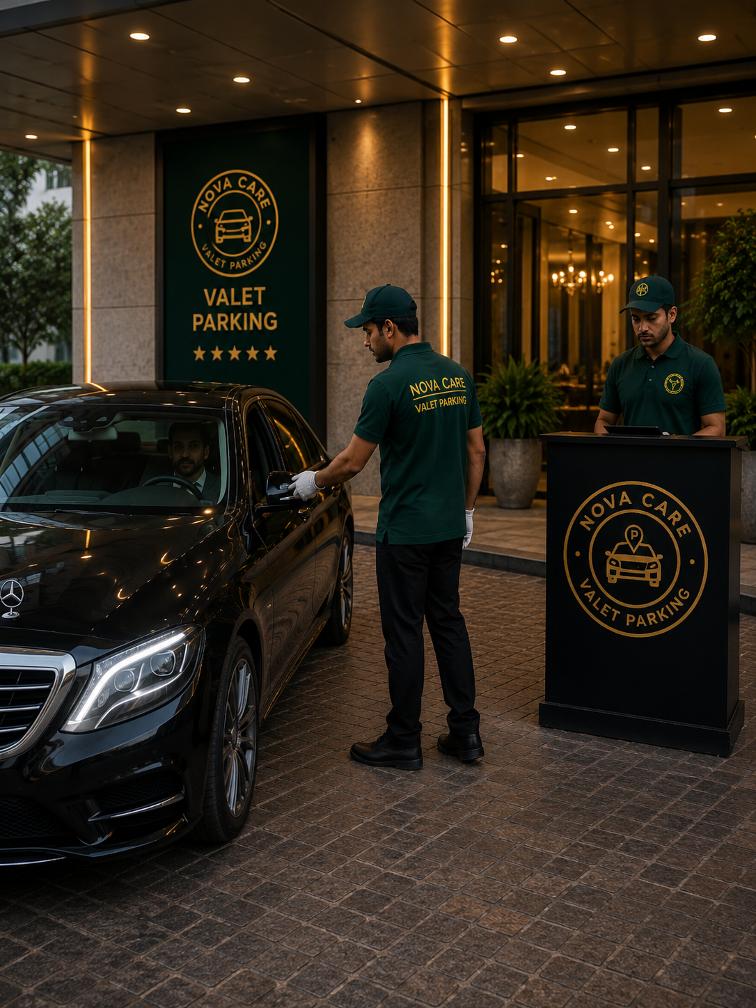 Professional valet parking management equipment